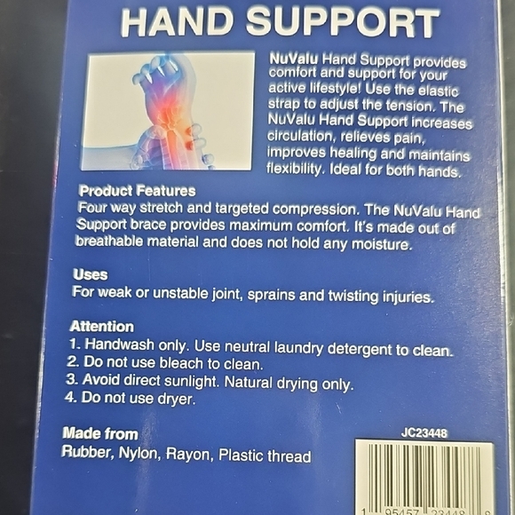 NuValu Blue Hand Support - Picture 2 of 3